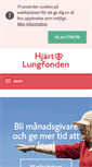 Mobile Screenshot of hjart-lungfonden.se